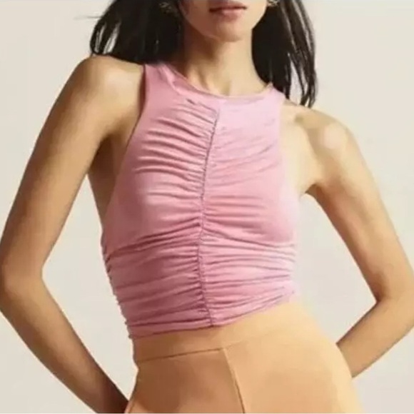 🦋NWT! ANTROPOLOGIE PILCRO Ruched Pulled over Reversible TankTop Size Small - Picture 3 of 8